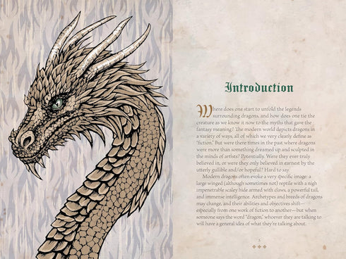 DRAGONS: A HANDBOOK OF HISTORY & LORE - HOLLYHOCK. AGNES
